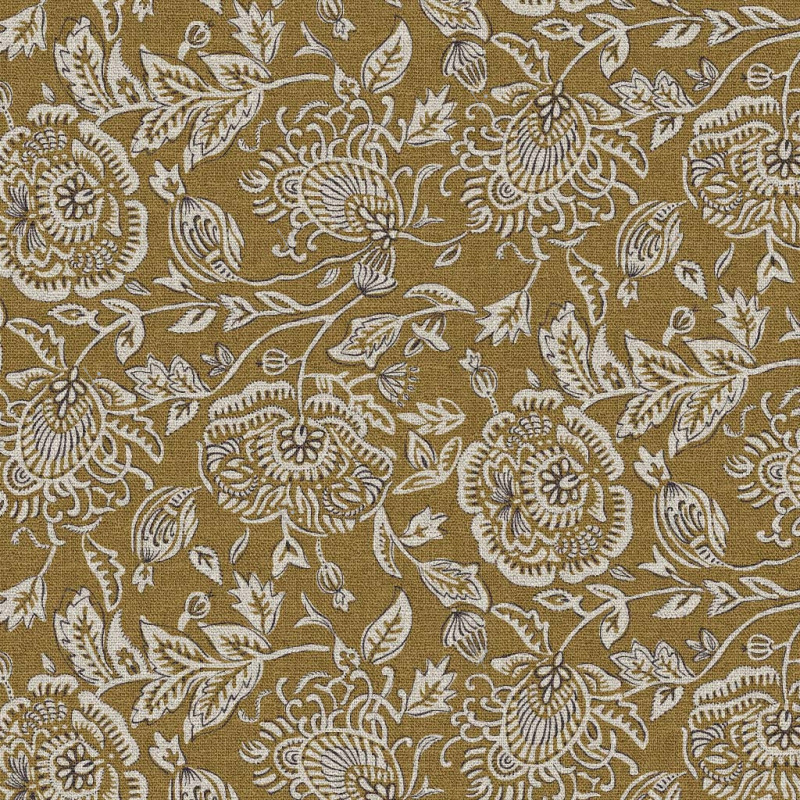 Half Panama - Canvas MENDHI Havana / Linen